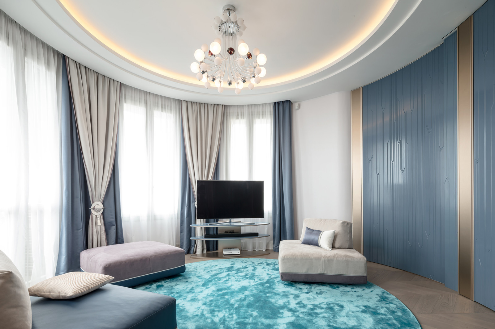 Interior design of a villa In Monte-Carlo, Monaco