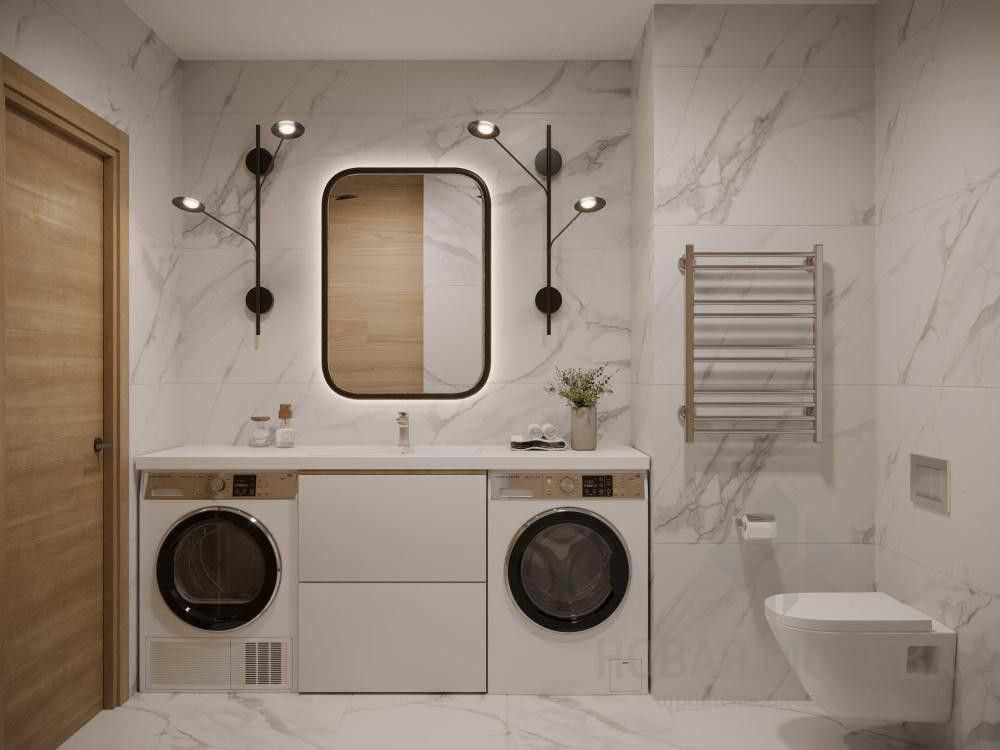 Дизайн-проект 2-комнатной квартиры 65 кв.м в ЖК «Лучи»