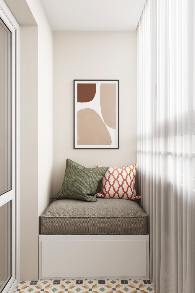 Обложка проекта: Уютная детская в монохромных тонах