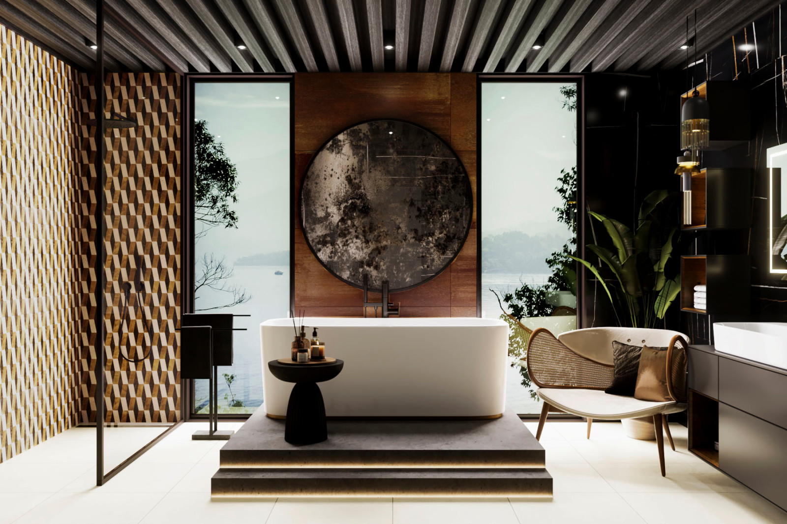 Обложка проекта: Ванная комната в частном доме