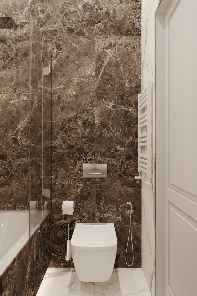 Квартира 73 кв. м. в современном стиле Новочерёмушкинская 17