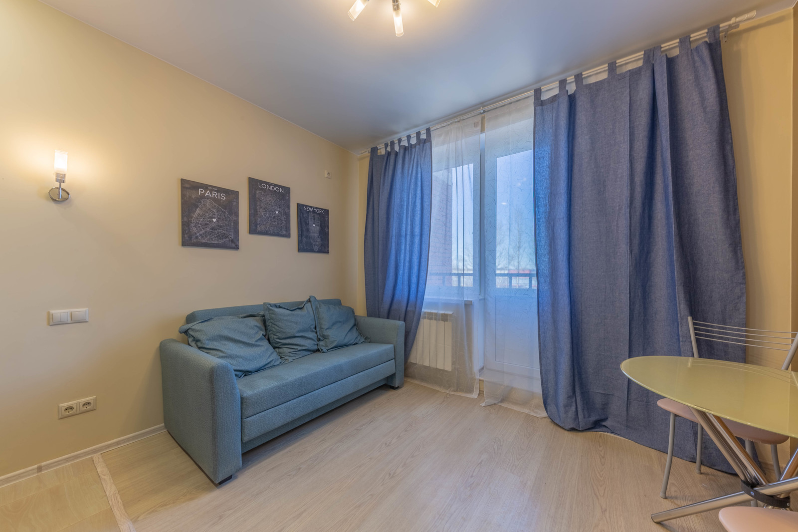 Обложка проекта: Интерьерная съёмка квартиры-студии в Московской области