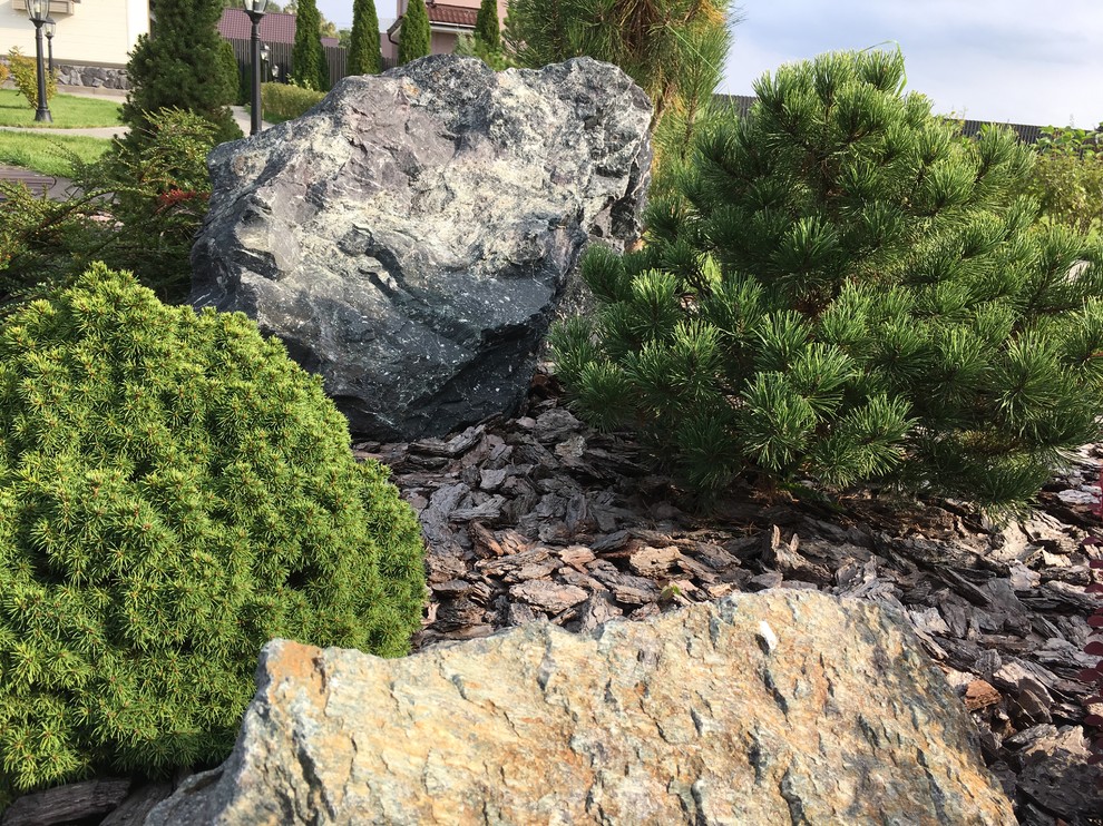 Ландшафтный дизайн сада в поселке "Олимп"