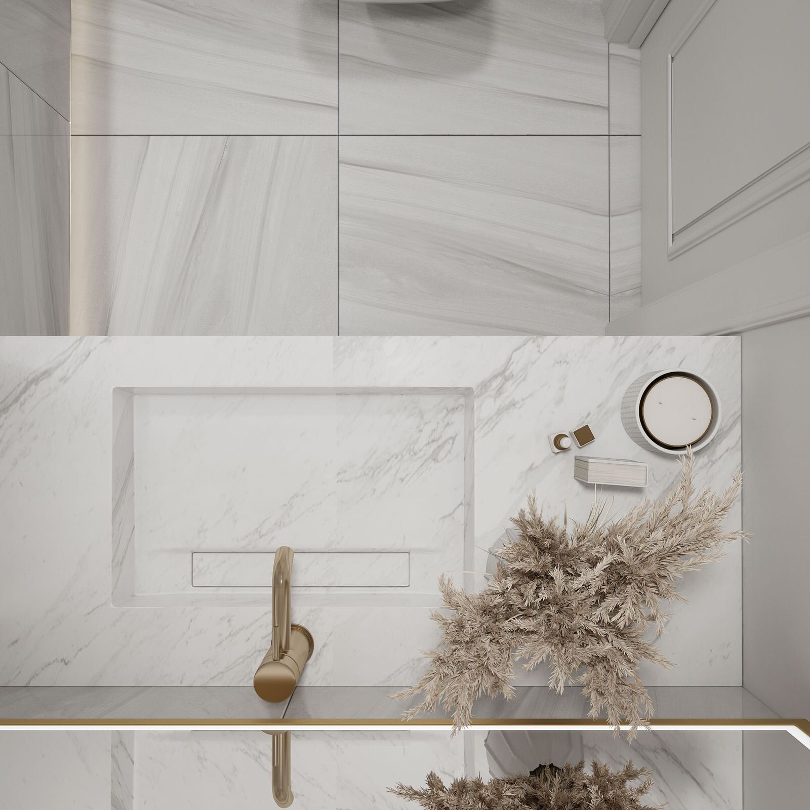 Ванная комната в ЖК Лучи