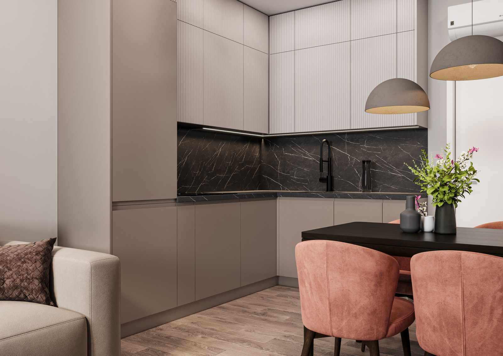 Дизайн проект интерьера  level Нагатинский