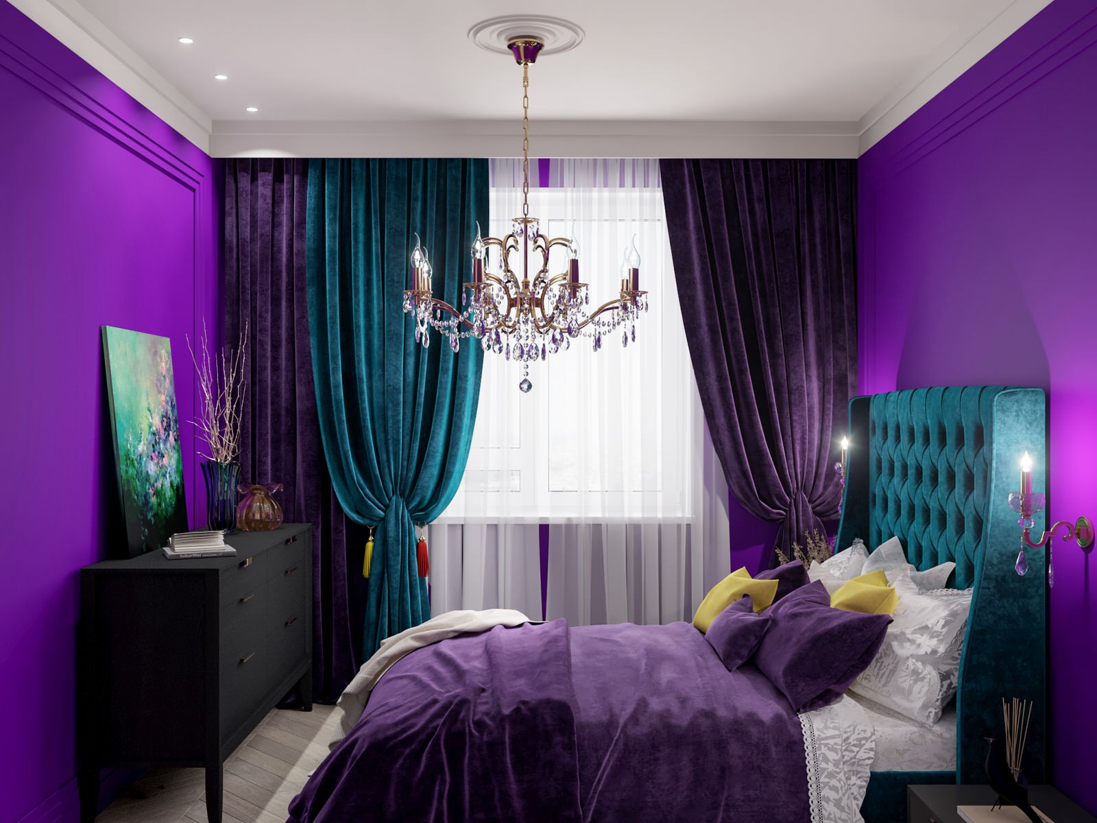 Яркая квартира в Москве