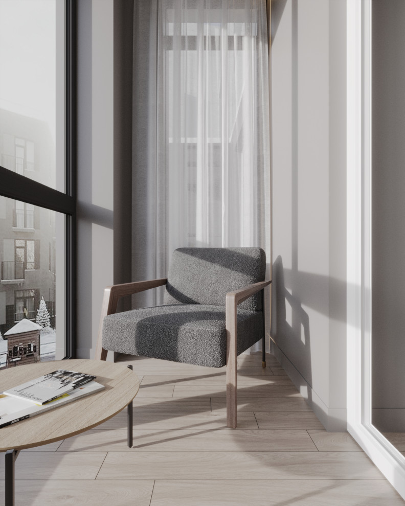 Двухкомнатная квартира с современным дизайном