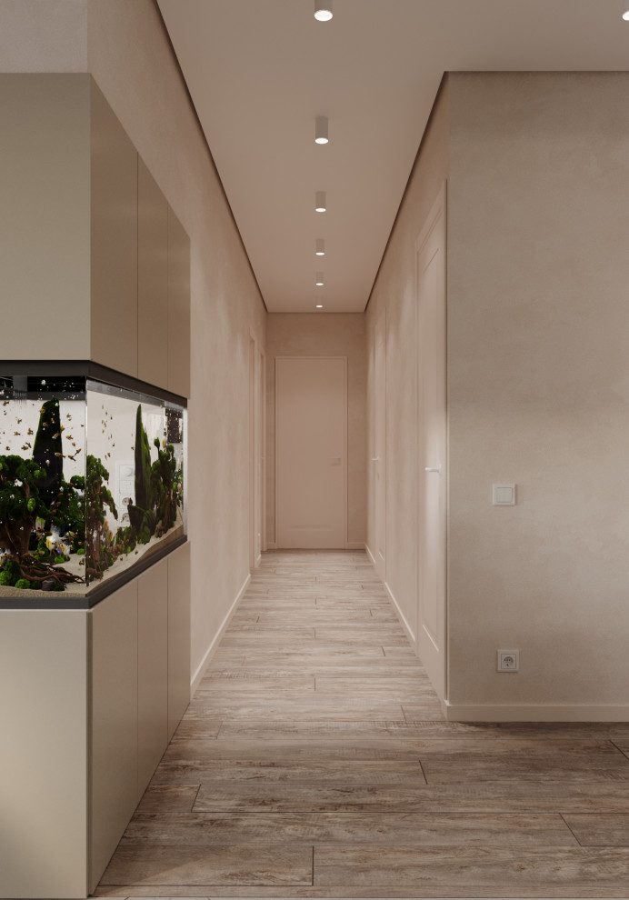 Дизайн проект 3х комнатной квартиры с большой кухней-гостиной