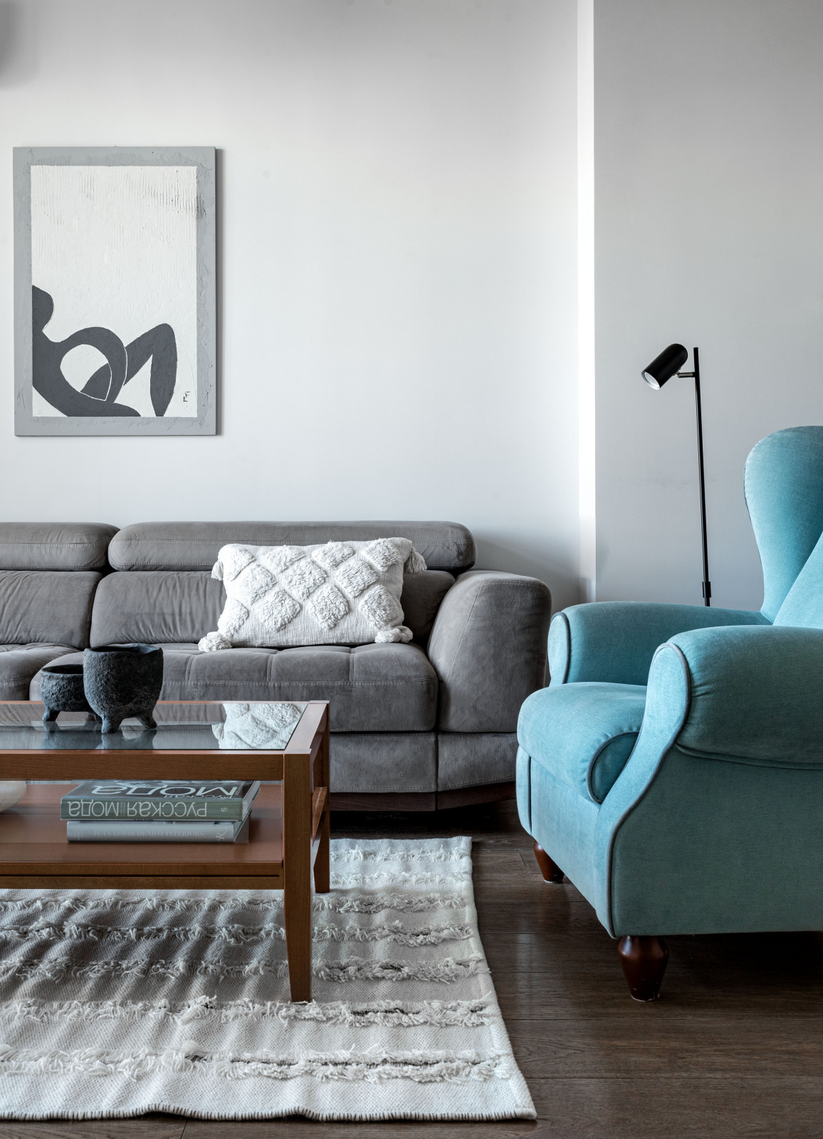 Стильная квартира в Москве. Съемка для дизайнера