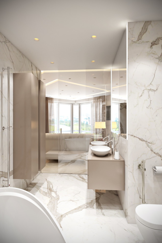 Проект квартиры ЖК "Алые Паруса" (3D визуализации)