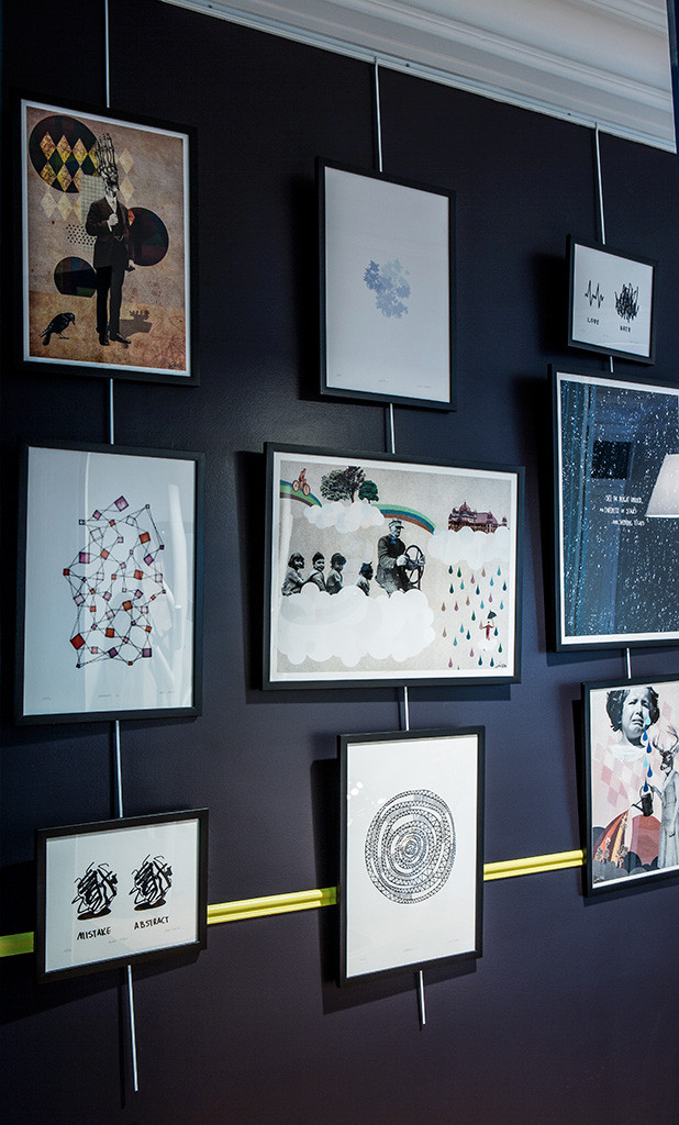 Houzz Франция: Квартира дизайнера, переделанная в домашнюю галерею