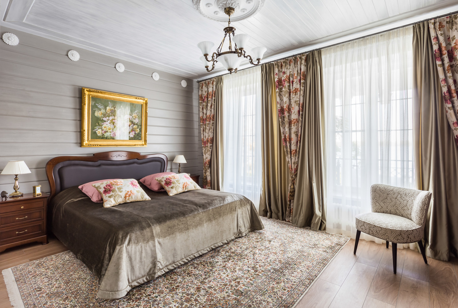 Интерьер загородного дома у моря