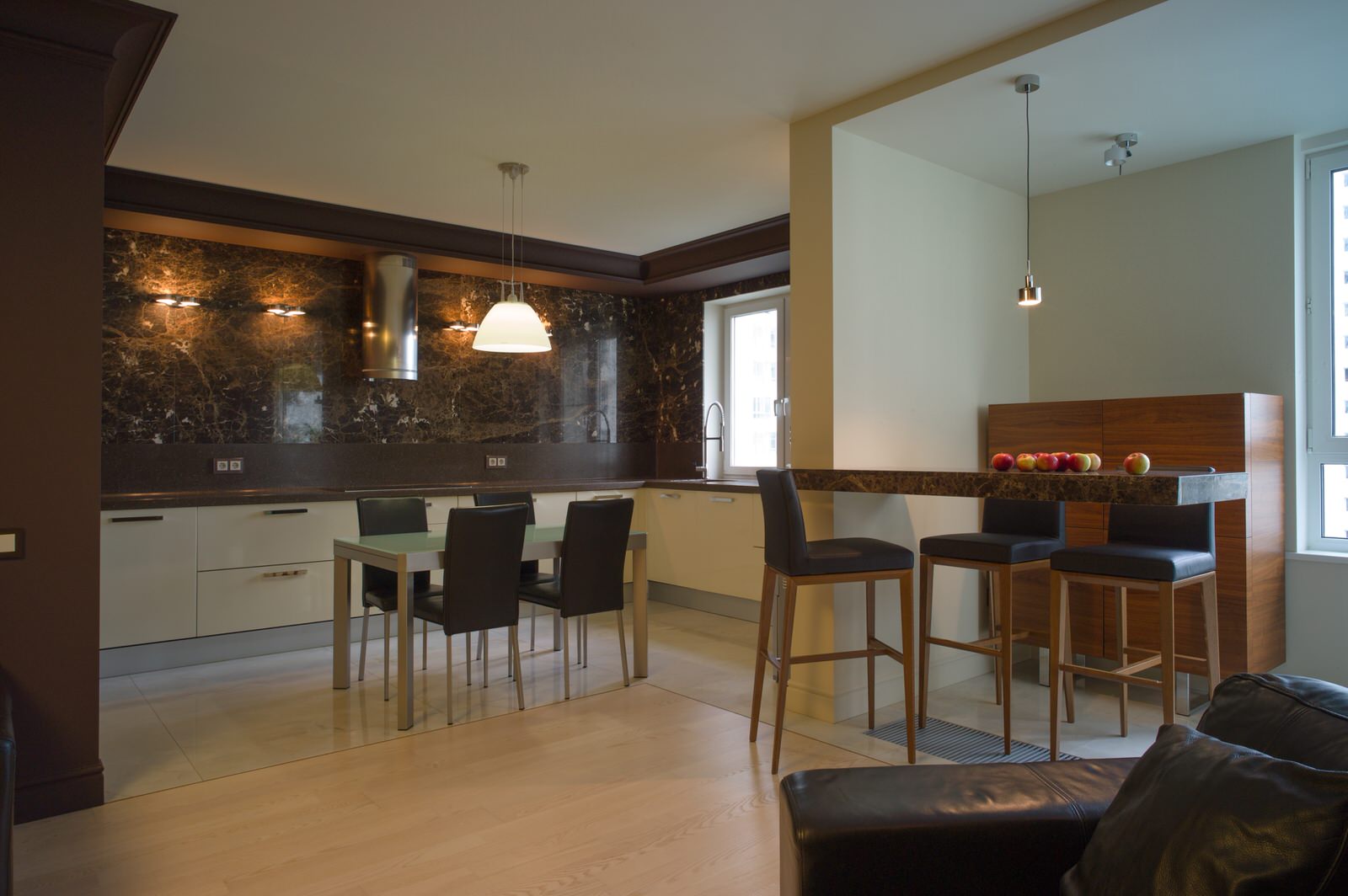 Современная квартира студия в Москве