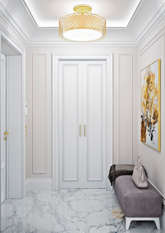 Белое с Золотом