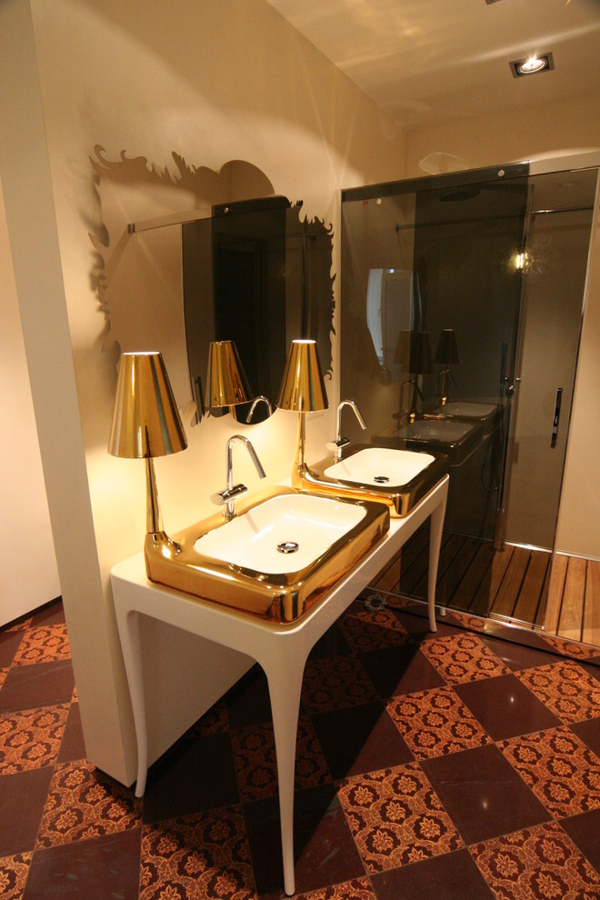 квартира с мраморным полом