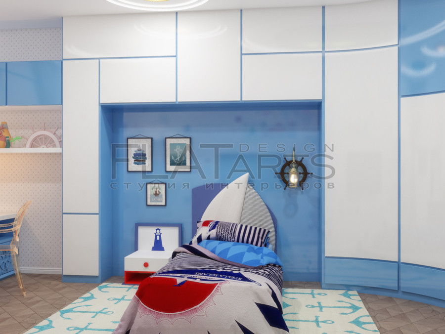 Арт-деко. Дизайн 4-ной квартиры 188кв.м