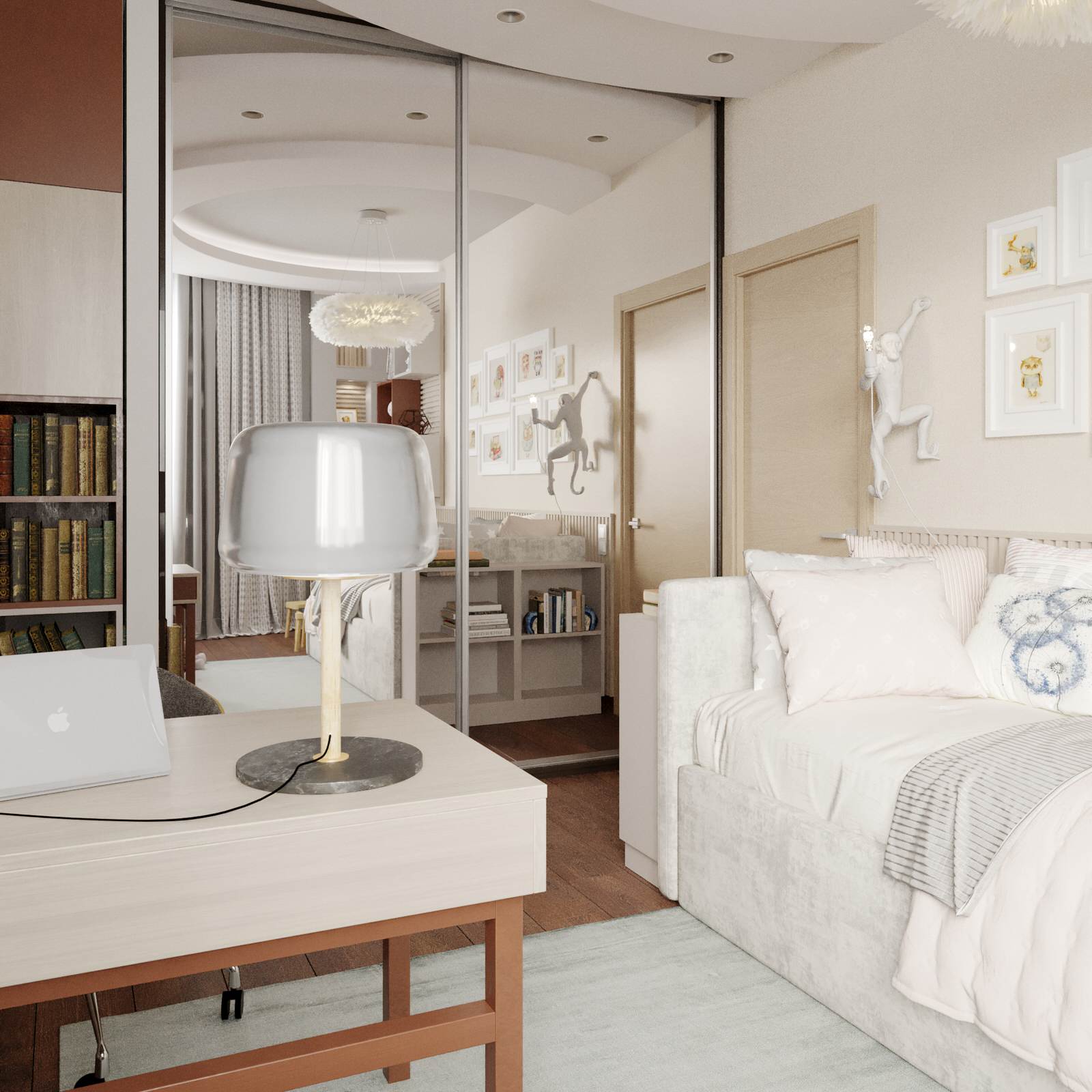 КВАРТИРА В СВЕТЛЫХ ТОНАХ