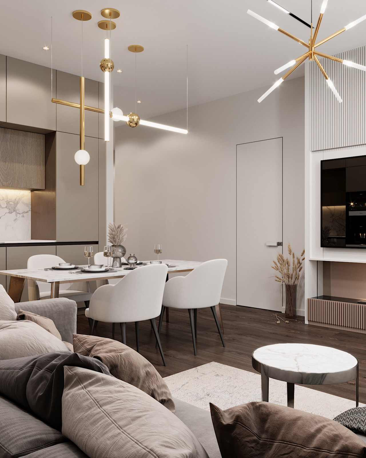 Уютная квартира на Серебрякова 84,8 кв м