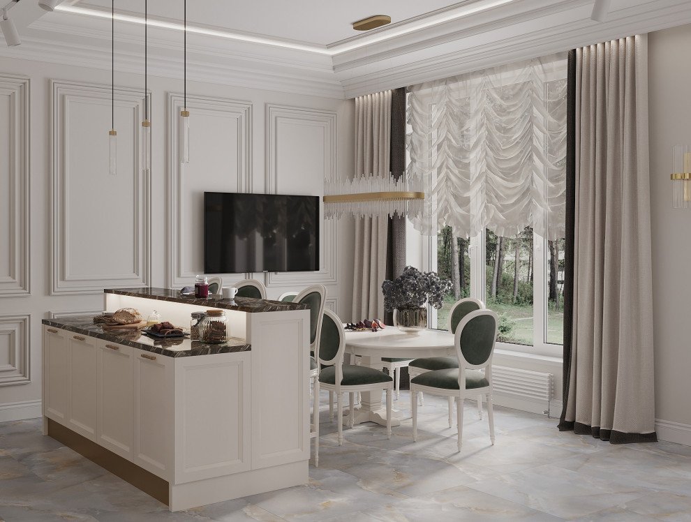 Дом в Подмосковье в стиле неоклассика