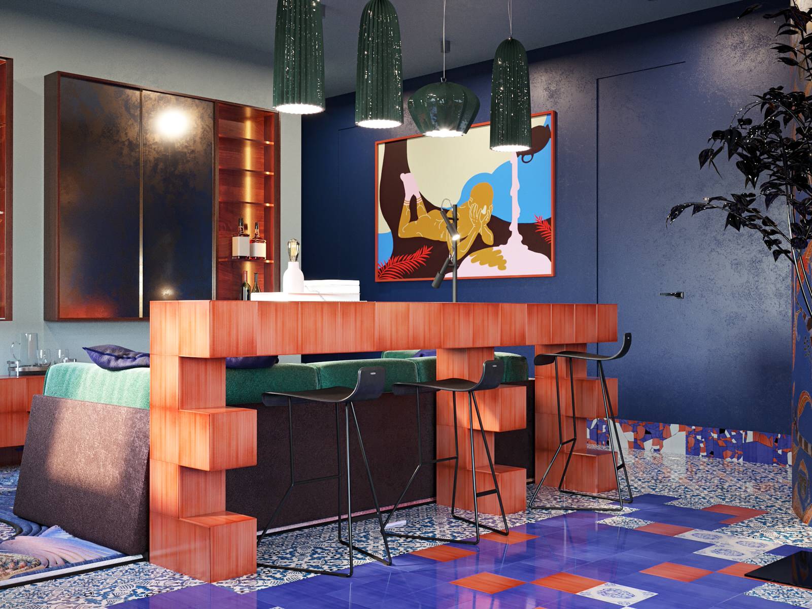 Гостиная. Квартира на Таганке