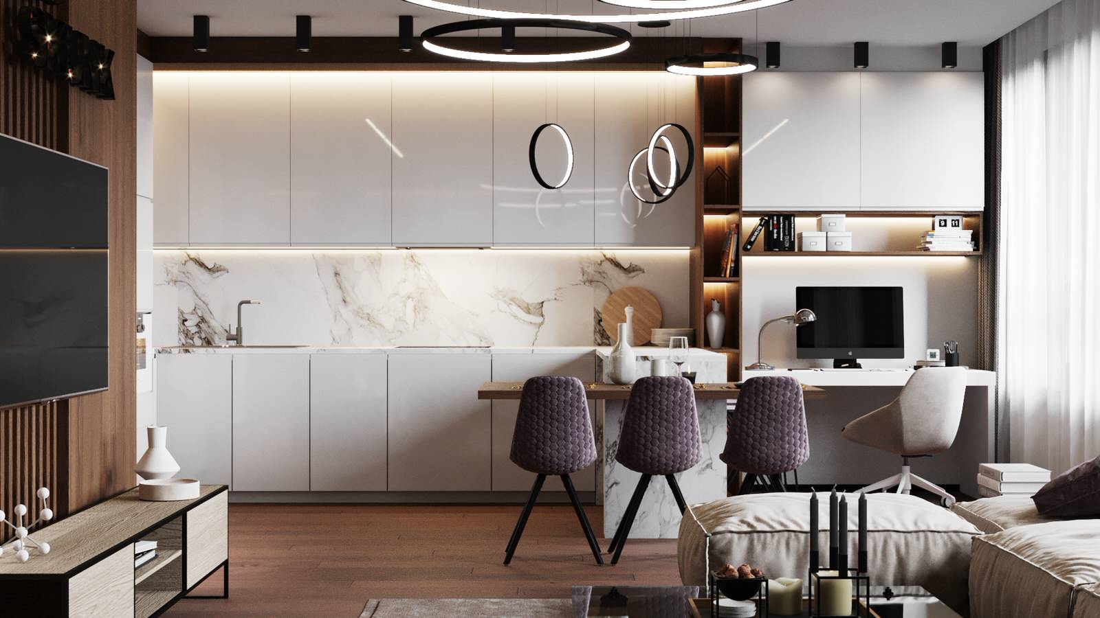 Квартира 76 кв.м. в MID 3