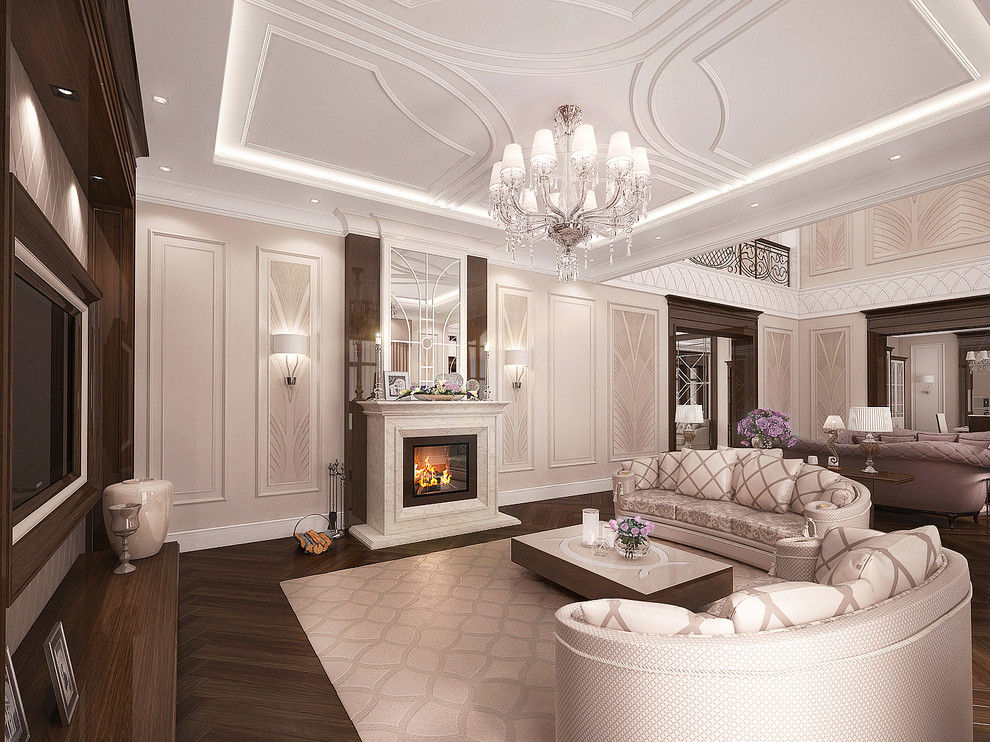 Гостиная. Камин