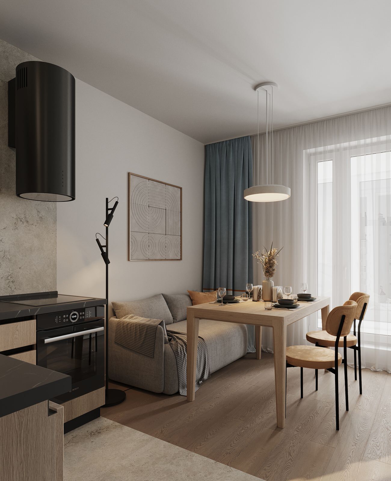 Обложка проекта: Квартира 38 кв.м. в ЖК Дуэт