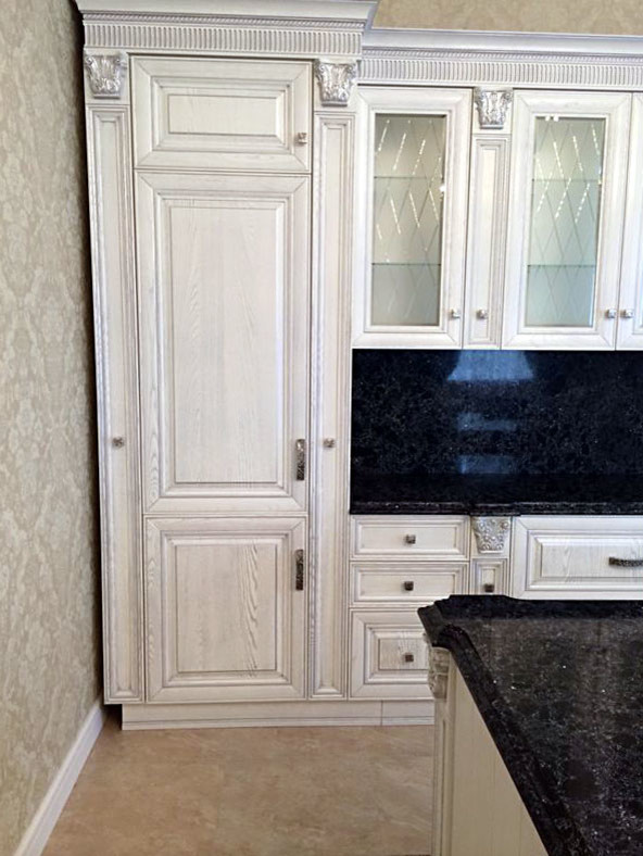 Кухня Руджери прямая с островом