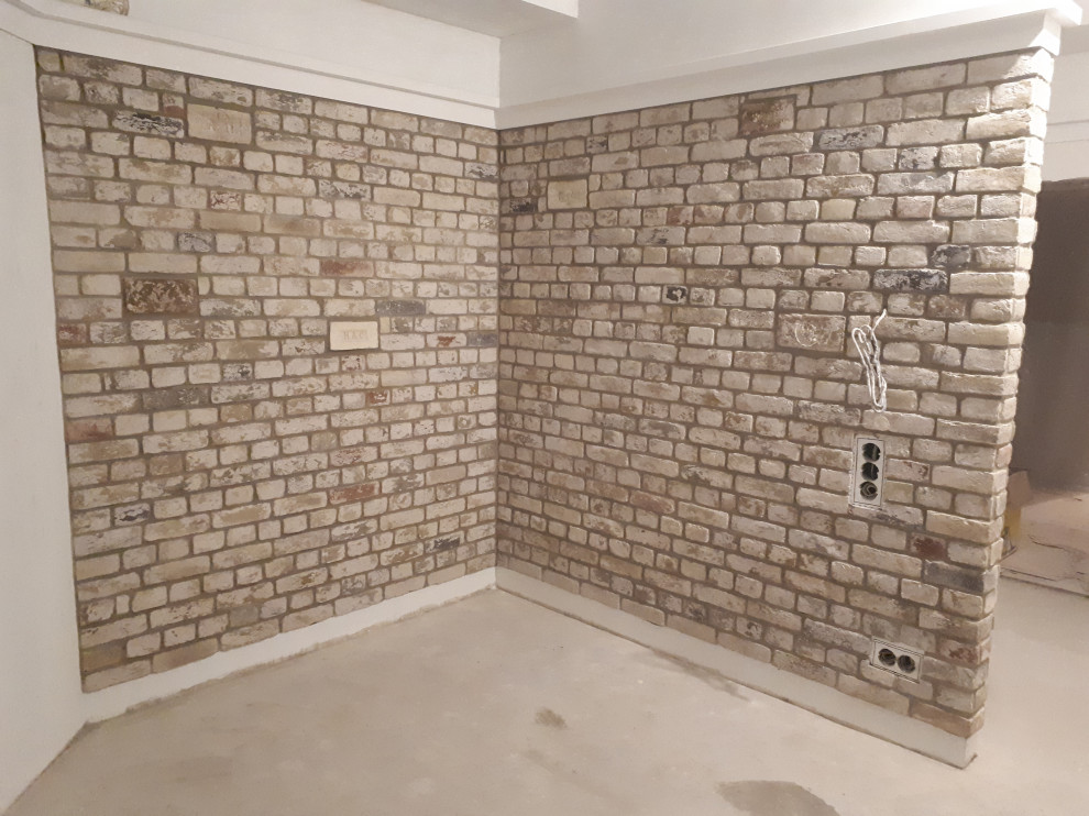 Монтаж клинкерного кирпича