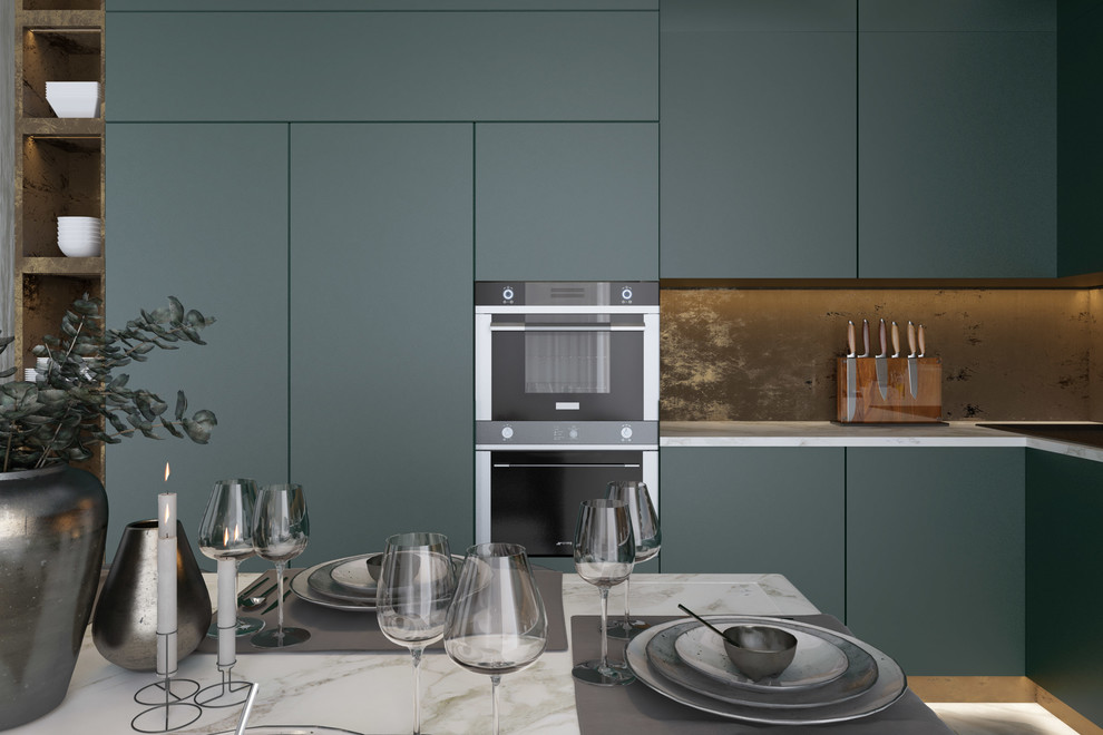 Обложка проекта: Кухня в стиле Smeg