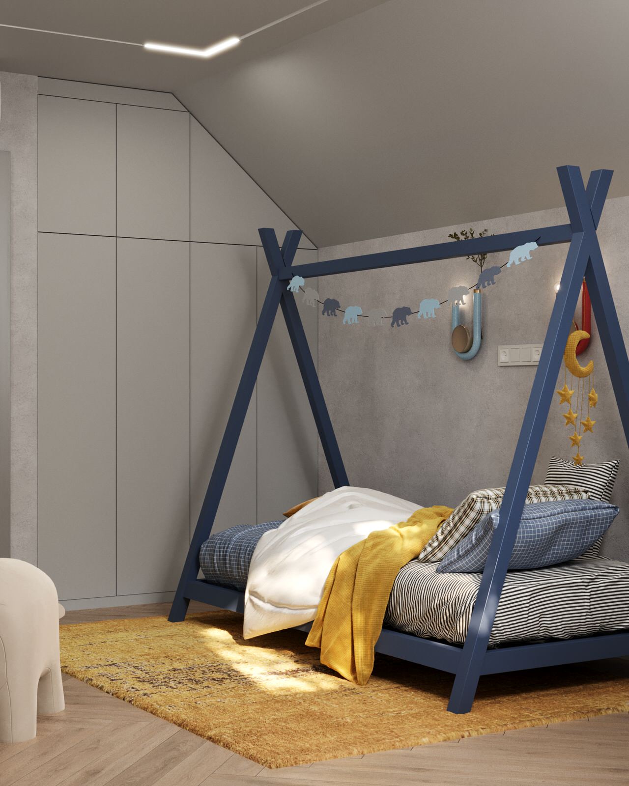 Коттедж 180 кв.м. г. Томск Детская комната