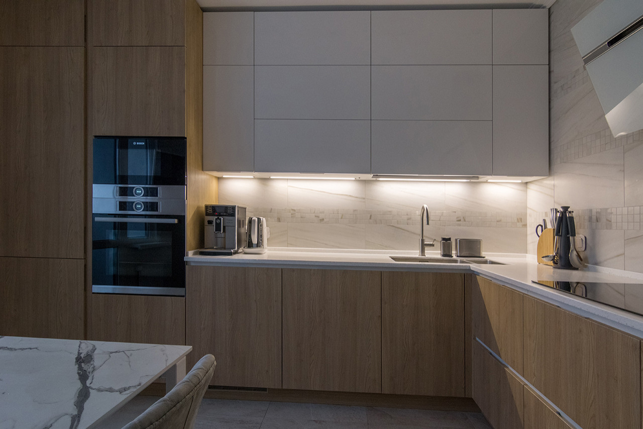 Дизайн четырехкомнатной квартиры в ЖК "Лучи".