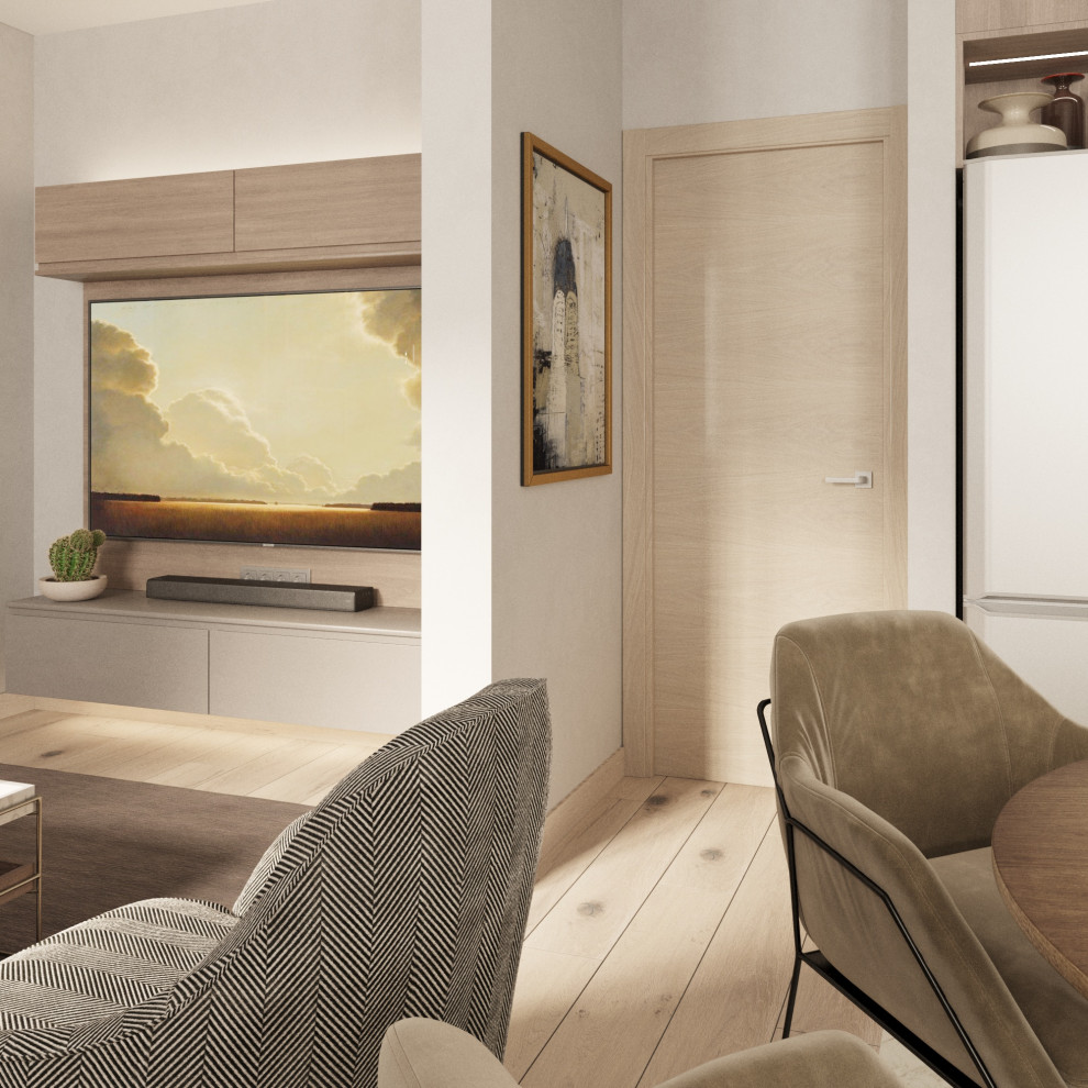 КВАРТИРА В СВЕТЛЫХ ТОНАХ