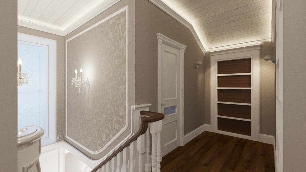 Обложка проекта: Интерьер коттеджа. 203,7 кв м. Посёлок 8 марта, г.Уфа.