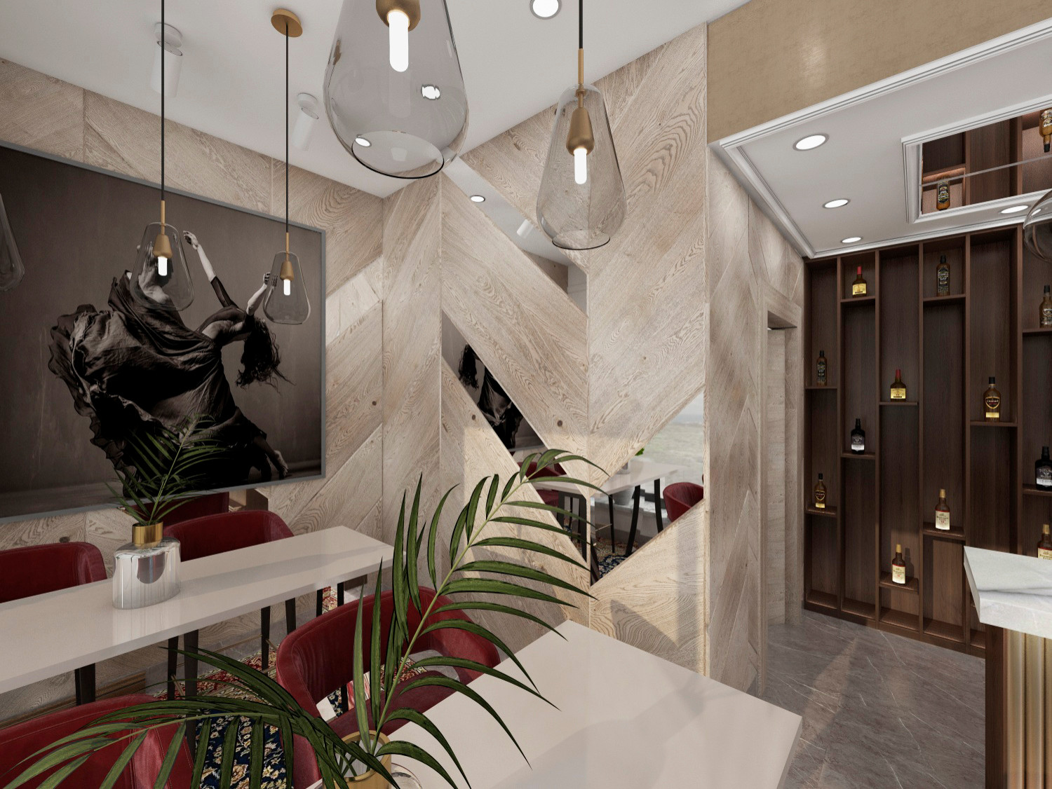 Лобби-бар для отеля Radisson Blu в Египте