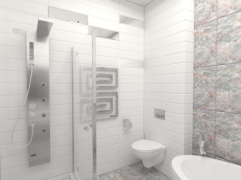 Двухкомнатная квартира в черно-белой гамме  г.Новороссийск