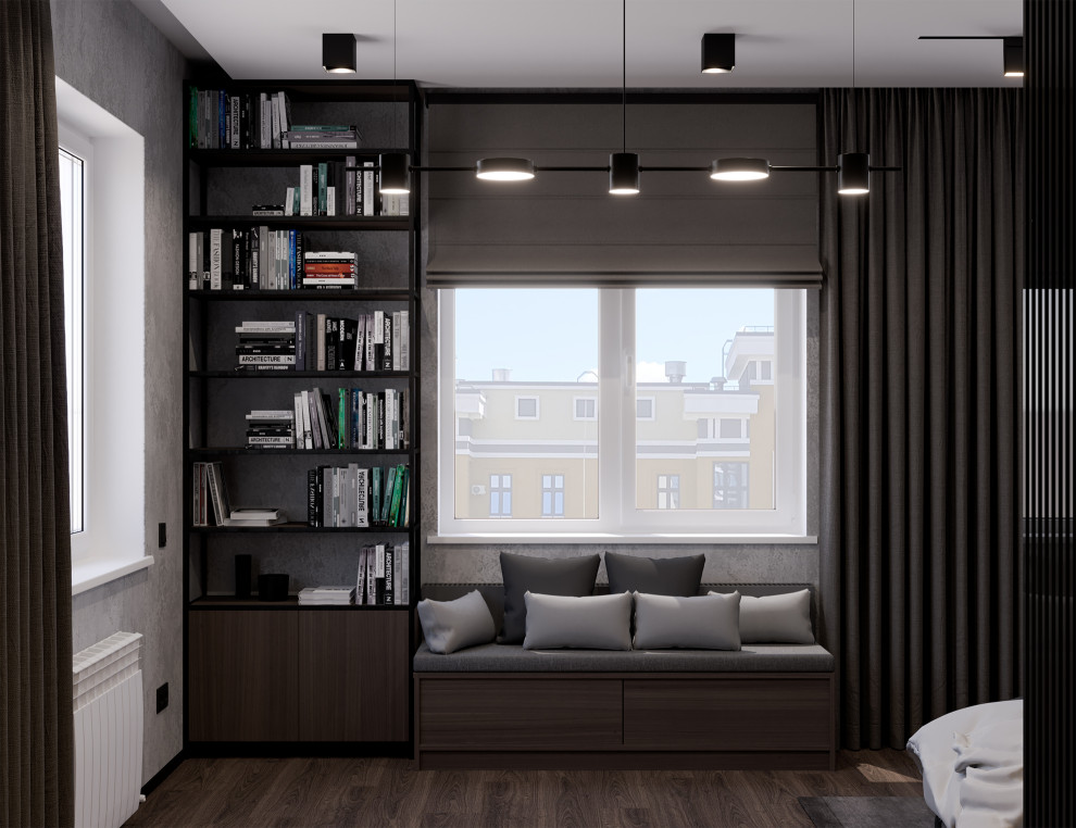 Дизайн проект квартиры в силе брутализм