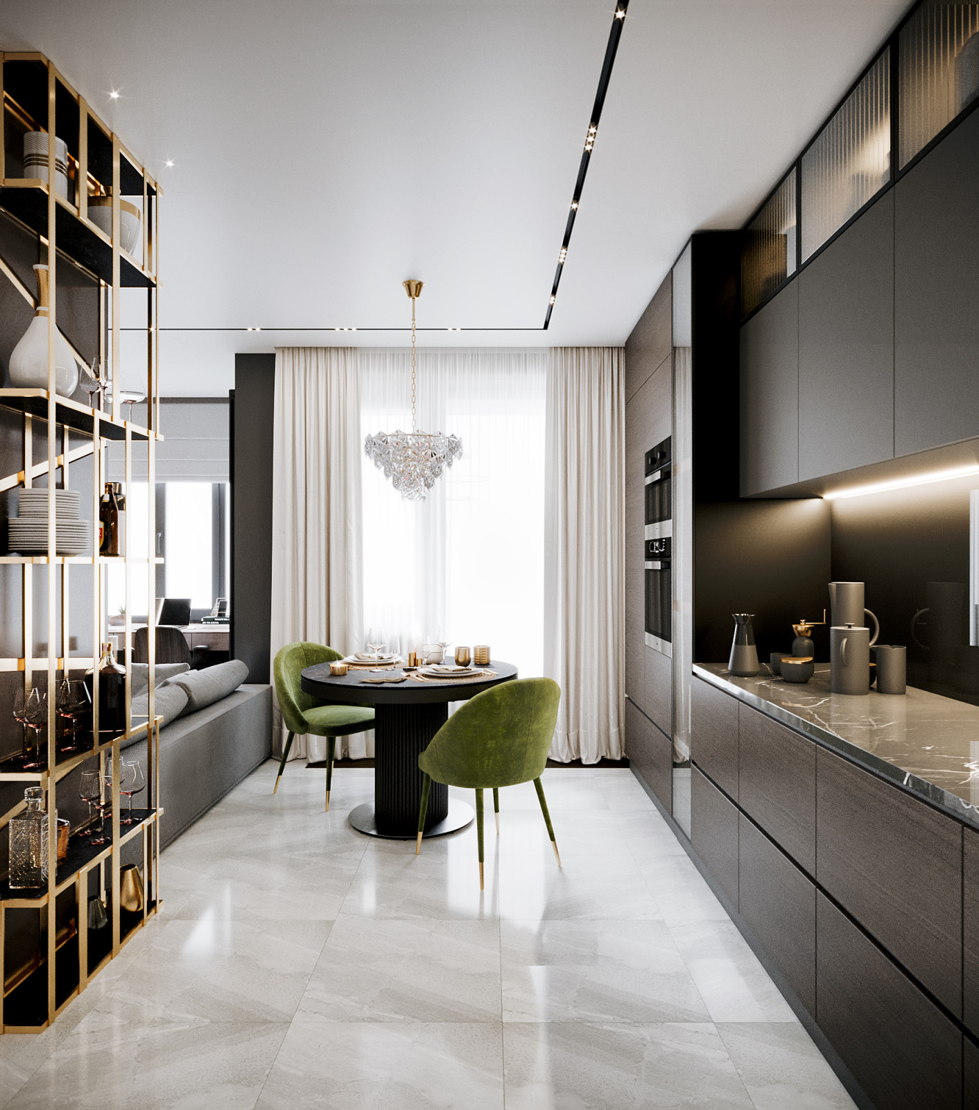 Проект квартиры 64 кв.м. 2022г.