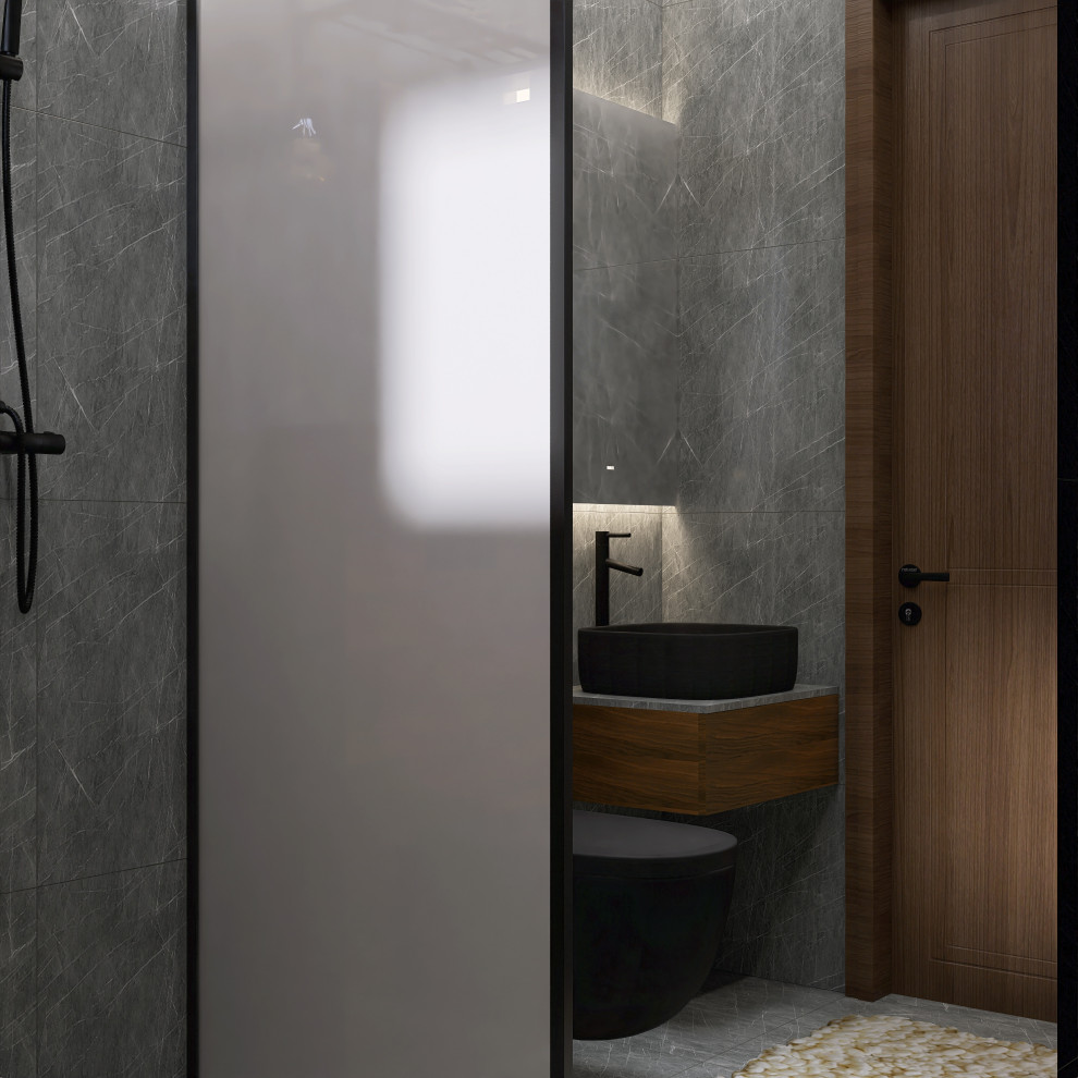 Душевая в загородном доме