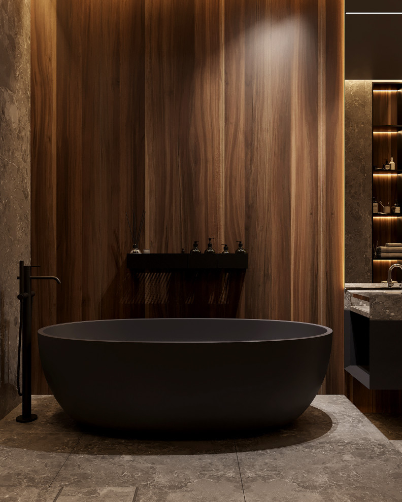 интерьер апартаментов МФК "Neva Towers" 120м2