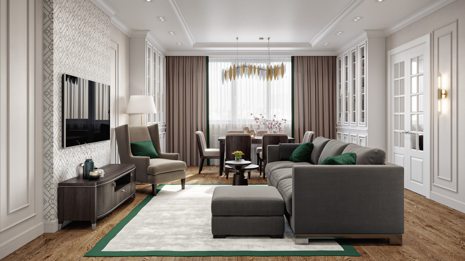 Обложка проекта: Квартира на Ходынском бульваре