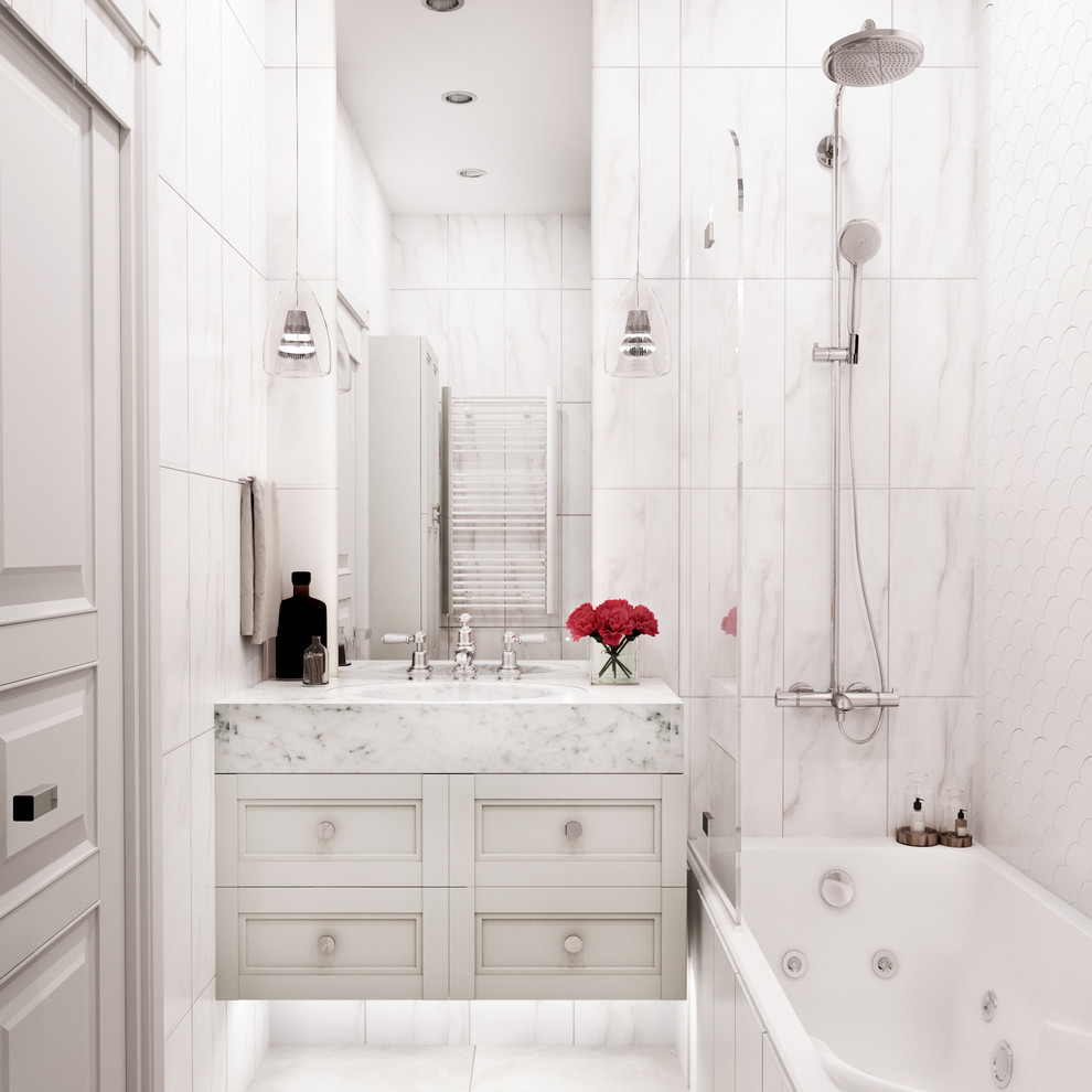 Апартаменты (86 квм) в стиле арт-деко с элементами скандинавского стиля