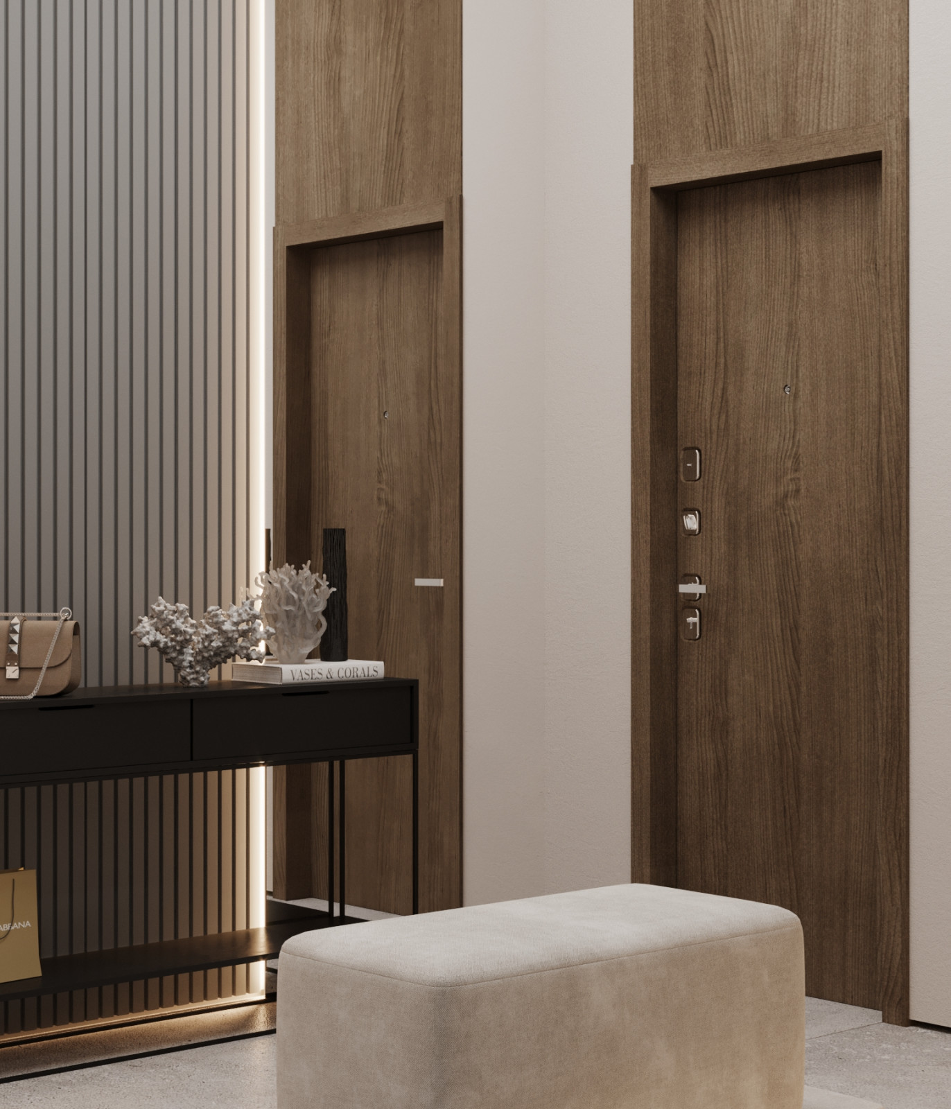 Квартира в серых тонах