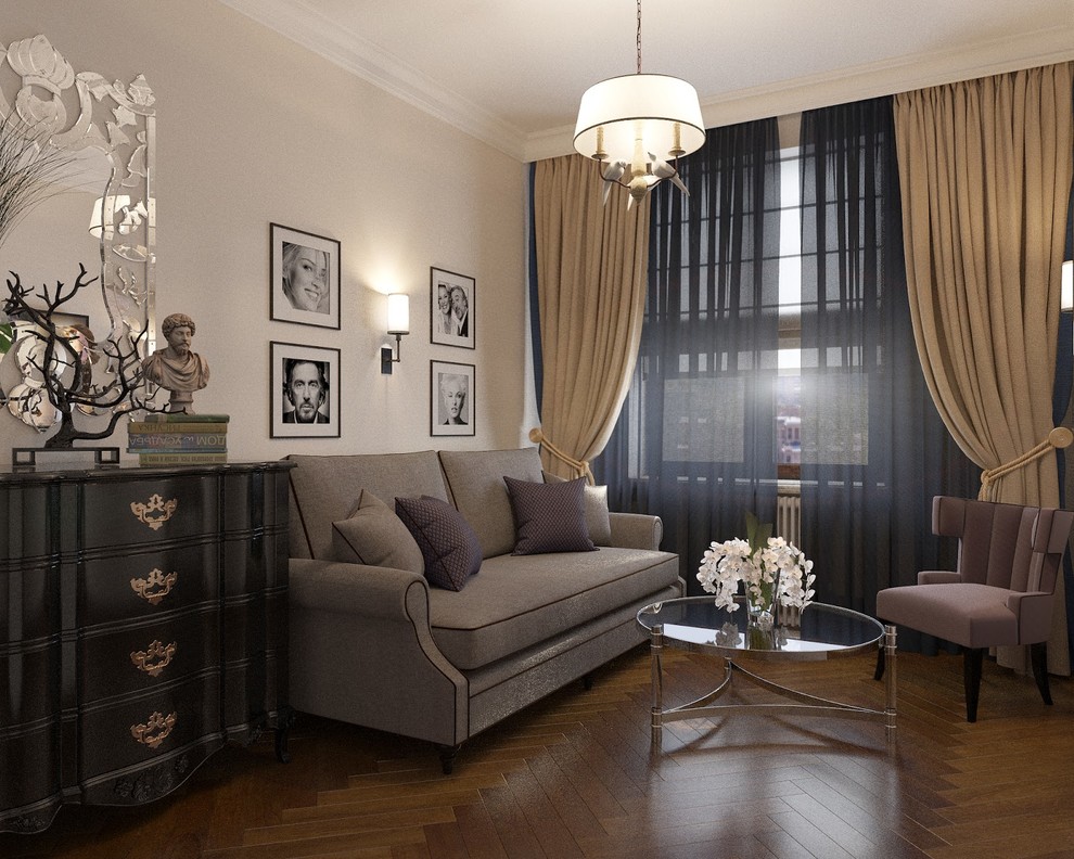 A Project of Interiors at private flat at Moscow (Stalinist House)
