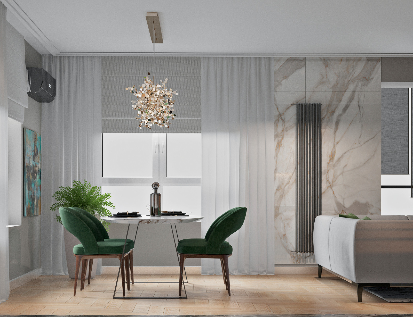 Дизайн проект квартиры ЖК Четыре Солнца