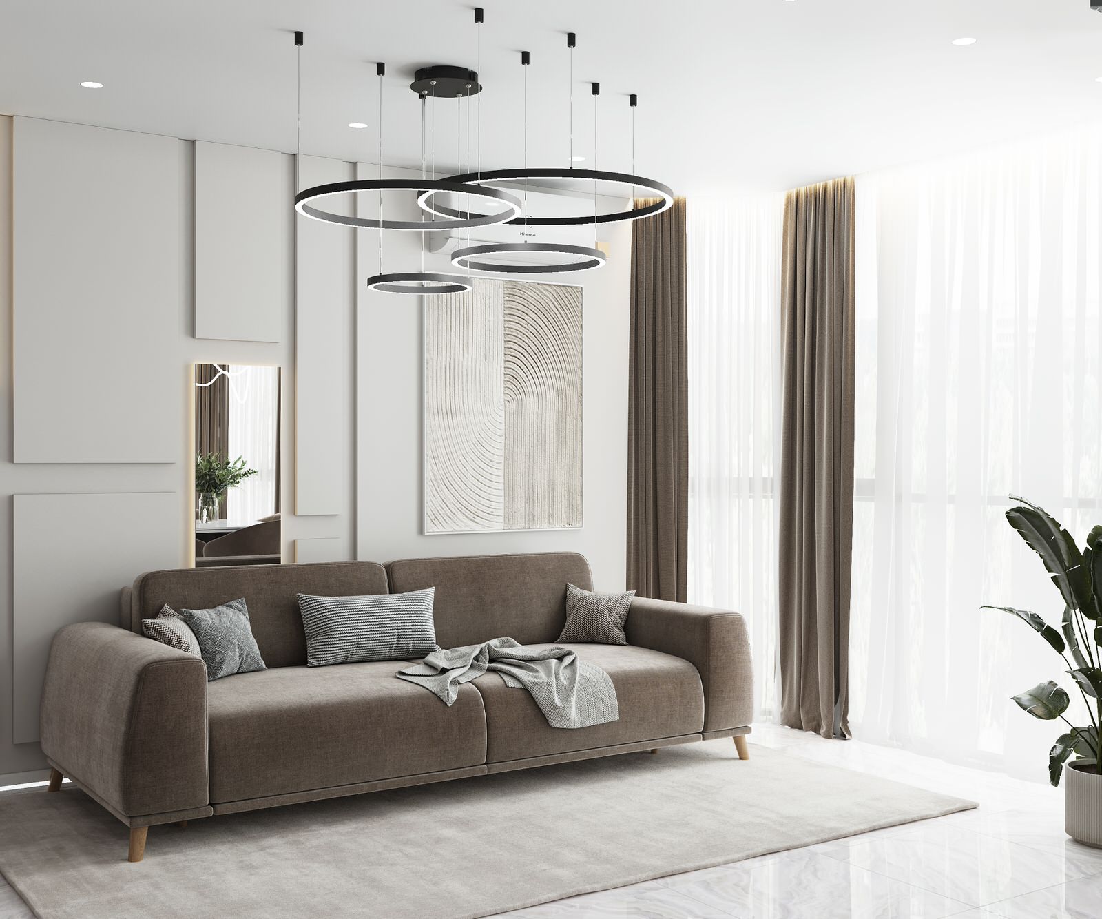 Дизайн квартиры сложной планировки