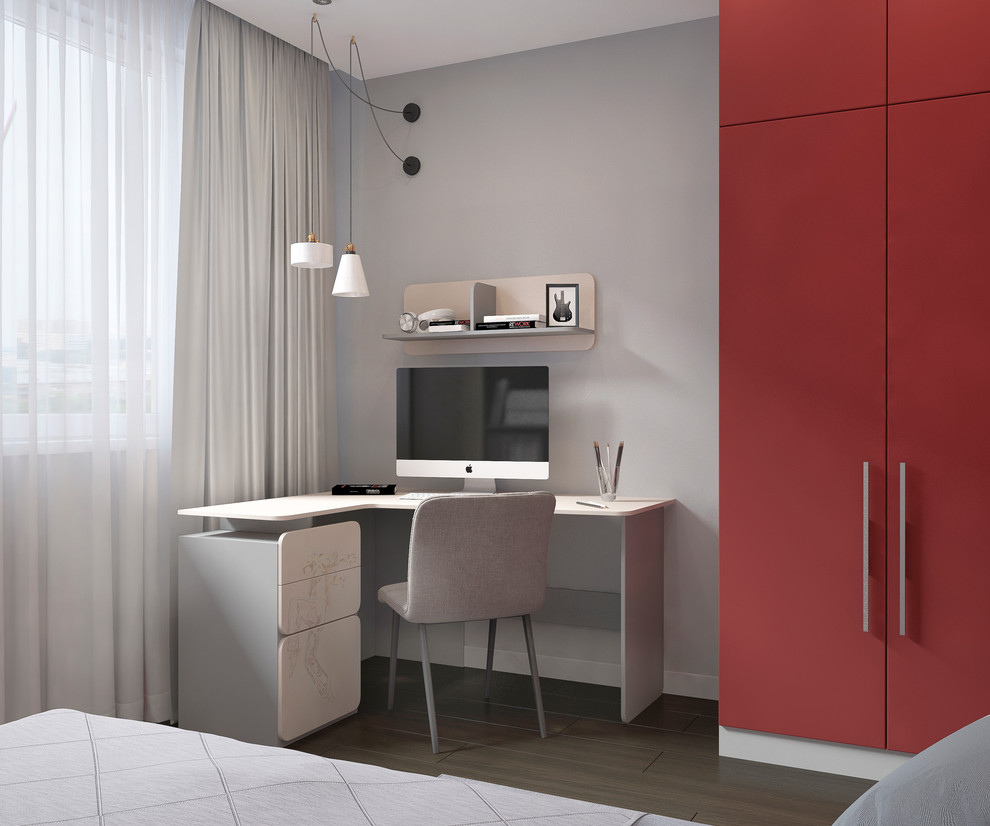 Квартира в сером цвете