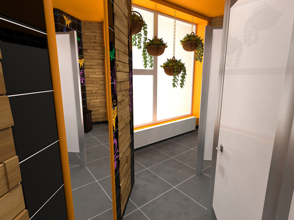 Санузел в сетевом ресторане Шикари