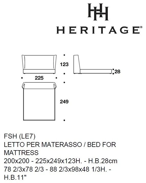 3D модель кровати HERITAGE