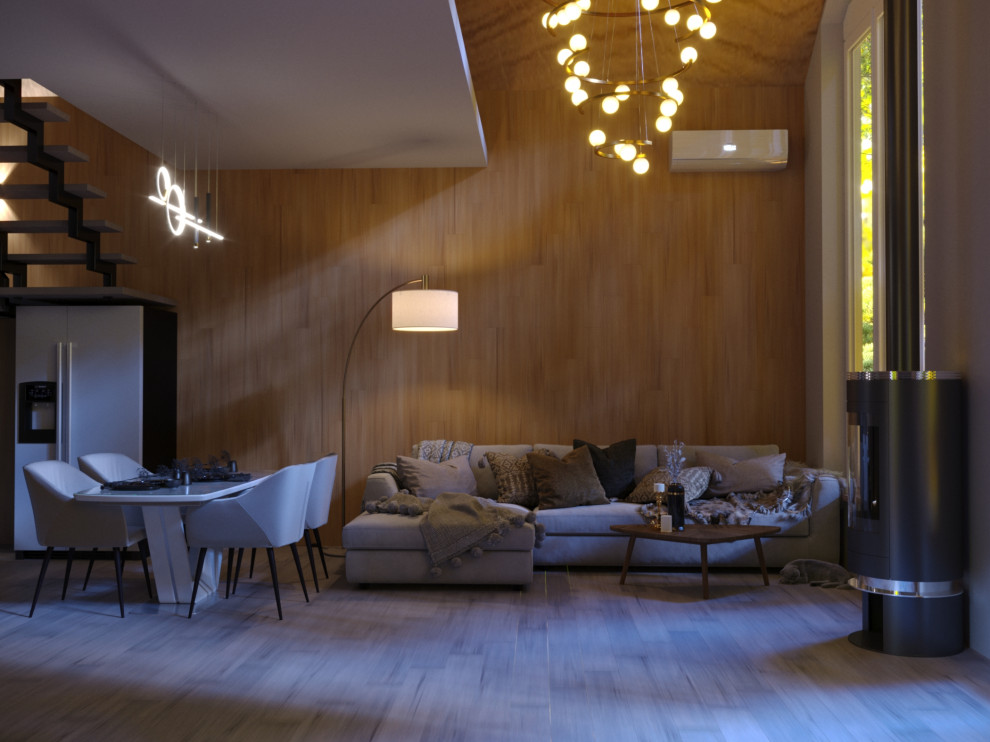 Обложка проекта: Гостиная в загородном доме